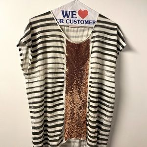 Sass & Bide sequin shirt size small
